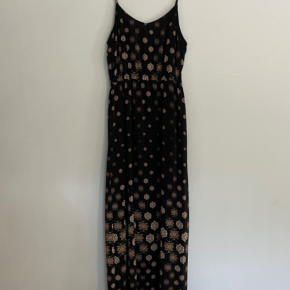 Maxi silk dress